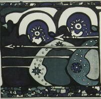 Wassily Kandinsky. Plakat für die erste Ausstellung «Phalanx», 1901