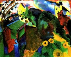 Wassily Kandinsky. Murnau. Garten, 1910