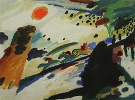 Wassily Kandinsky. Romantische Landschaft, 1911