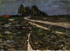 Wassily Kandinsky. Pappeln, 1902