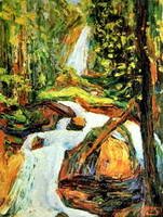 Wassily Kandinsky. Kochel - Wasserfall I, 1900