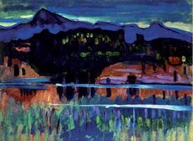 Wassily Kandinsky. Murnau am Staffelsee, 1905