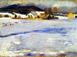 Wassily Kandinsky. Unter Starnberg - Winter, 1902