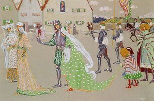 Wassily Kandinsky. Der Brautzug, 1902 - 1903