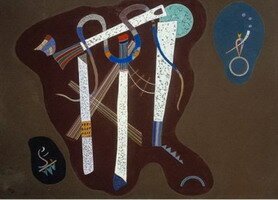Wassily Kandinsky. Drei Säulen, 1943
