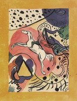 Wassily Kandinsky. Entwurf für den Almanach Der blaue Reiter, 1911