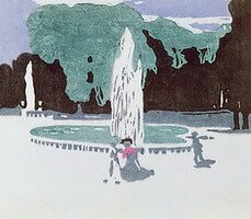 Wassily Kandinsky. Im Park von Saint-Cloud, 1904