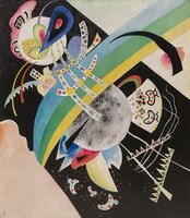 Wassily Kandinsky. Kreise auf schwarzem, 1921