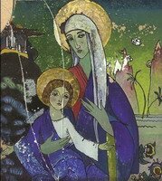 Wassily Kandinsky. Madonna und Christus, 1917
