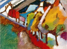Wassily Kandinsky. Murnau - Schloß und Kirche, 1909