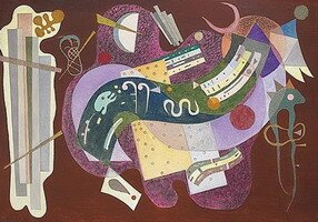 Wassily Kandinsky. Starre und Curved (Rigide et courbé), 1935