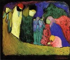 Wassily Kandinsky. Zusammenstoß, 1908