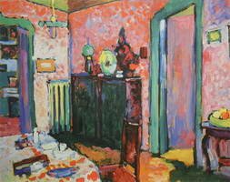 Wassily Kandinsky. Innenraum (mein Esszimmer), 1909