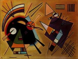Wassily Kandinsky. Schwarz und Violett, 1923