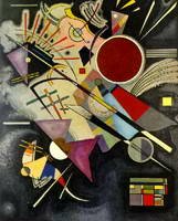 Wassily Kandinsky. Schwarz-Begleitung, 1924