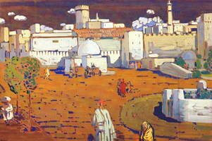 Wassily Kandinsky. Arabischen Stadt, 1905