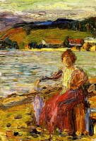 Wassily Kandinsky. Kochel - Lady am See, 1902