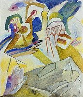 Wassily Kandinsky. Improvisation 18 (mit Grabstein), 1911