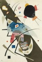 Wassily Kandinsky. Zwei Schwarze Flecke, 1923