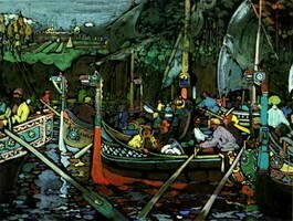Wassily Kandinsky. Das Lied von der Wolga, 1906