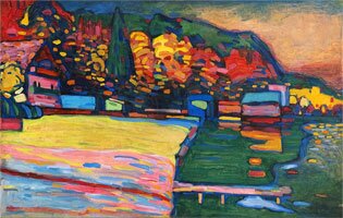 Wassily Kandinsky. Starnberger See, 1908