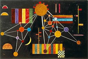 Wassily Kandinsky. Geflecht von Oben, 1927