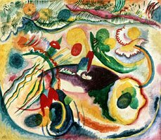 Wassily Kandinsky. Zum Thema Jüngstes Gericht, 1913