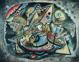 Wassily Kandinsky. Komposition 217. Grau Oval, 1917